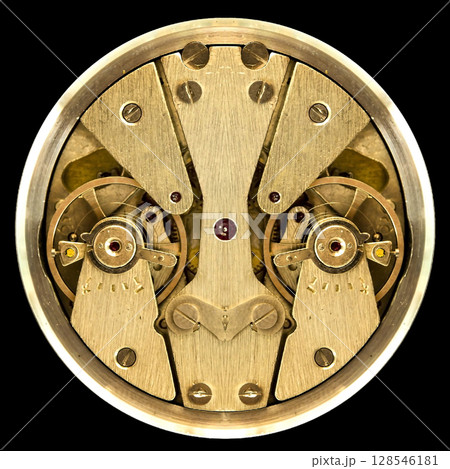 clockwork mechanical watch, high resolution and detail 128546181
