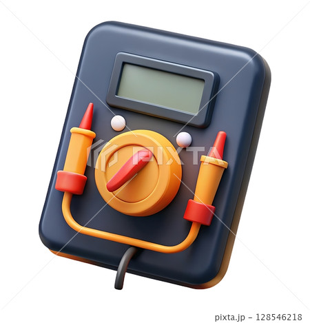 Digital Multimeter measuring voltage and current for accurate diagnostics 128546218
