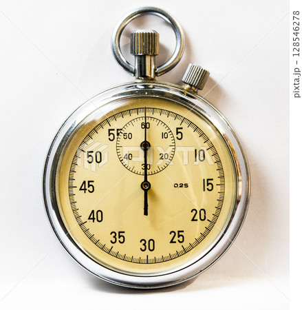 mechanical stopwatch, high resolution and detail 128546278