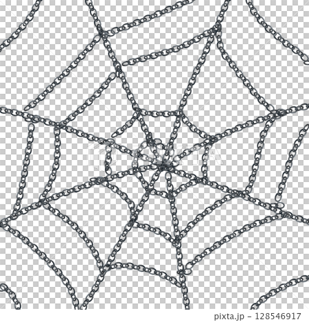 銀鍊蜘蛛網插圖 128546917