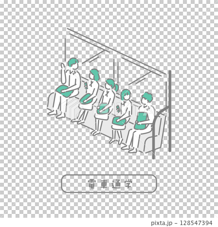 通学/先生のためのイラスト 通学/先生のためのイラスト 128547394