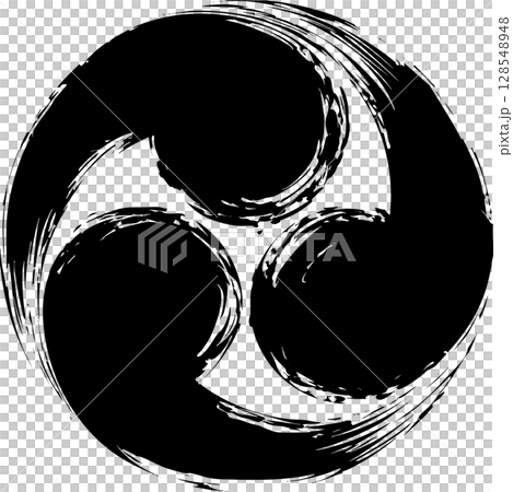 巴水墨畫插圖 128548948