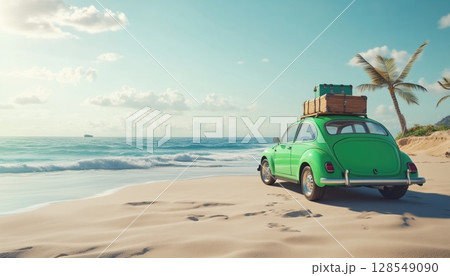 Beautiful Sand Beach Beautiful Sand Beach 128549090