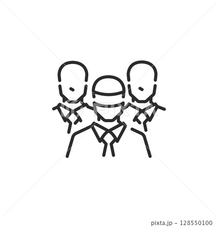 AI Workforce Icon 128550100