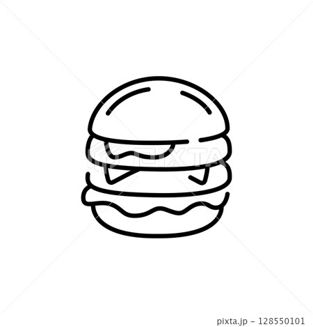Burger Icon 128550101