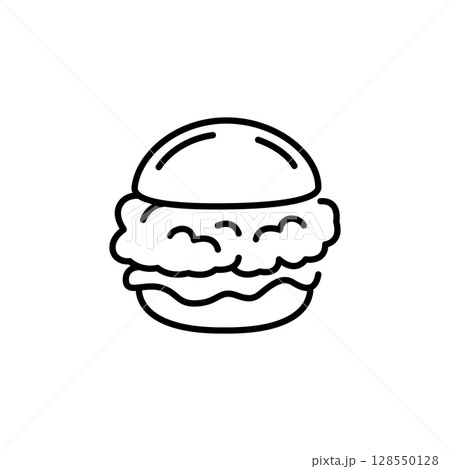 Chicken Burger Icon 128550128