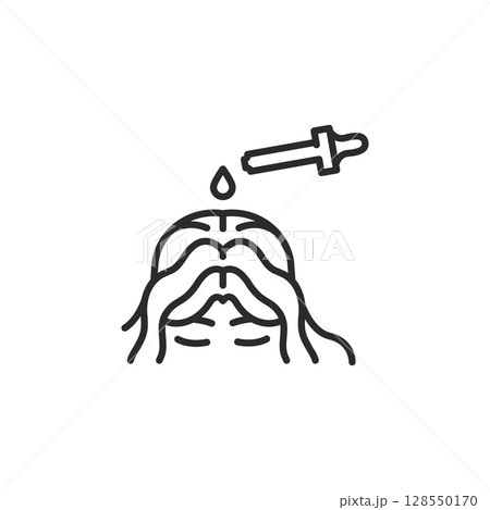 Hair Serum Icon 128550170