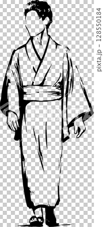 穿著浴衣的男人 128550184