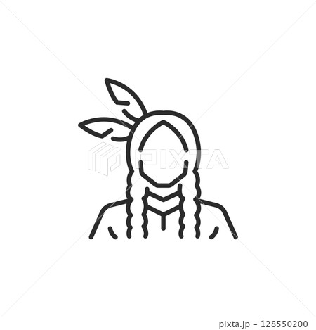Tribal Woman Icon Tribal Woman Icon 128550200