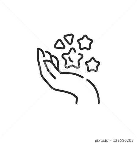 Magic Hand Icon Magic Hand Icon 128550205