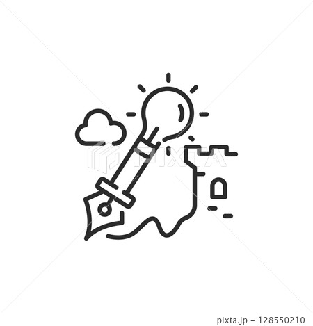 Creative Writing Icon 128550210
