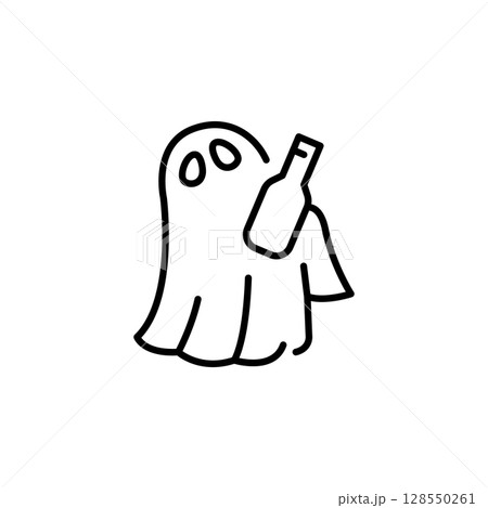 Drunk Ghost Icon Drunk Ghost Icon 128550261