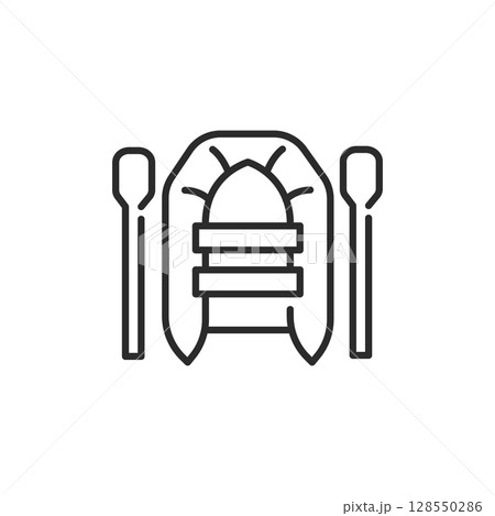 Inflatable Boat Icon Inflatable Boat Icon 128550286