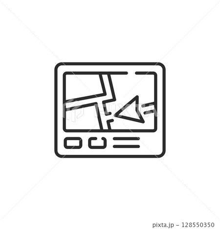 GPS Navigator Icon GPS Navigator Icon 128550350