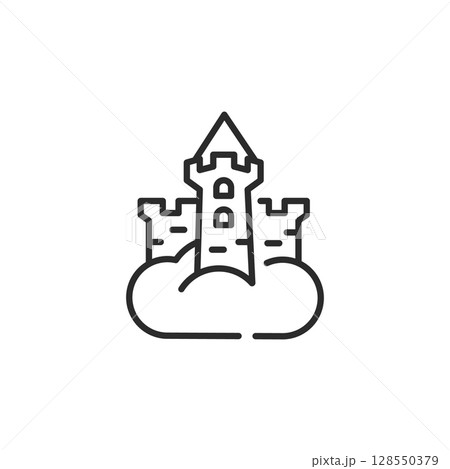 Fantasy Castle Icon Fantasy Castle Icon 128550379