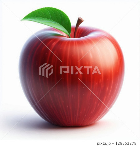 Juicy red apple captured in studio light, isolated for use in commercial, editorial, or wellness-themed projects. Juicy red apple captured in studio light, isolated for use in commercial, editorial, or wellness-themed projects. 128552279