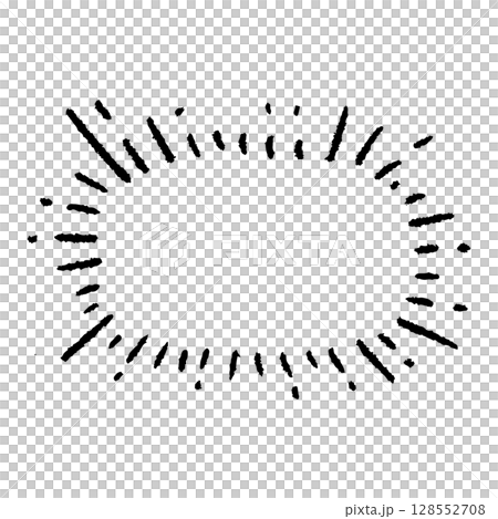 手描きの心の声の吹き出し 128552708