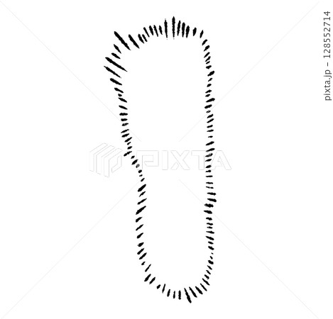 手描きの心の声の吹き出し 128552714