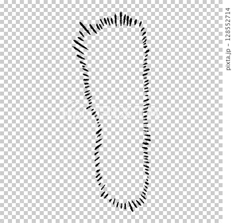 手描きの心の声の吹き出し 128552714