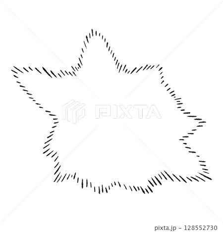 手描きの心の声の吹き出し 128552730