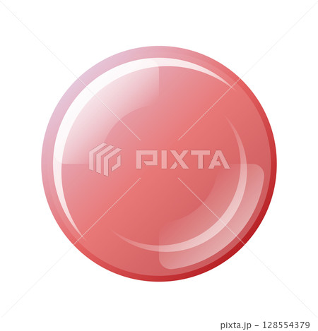赤くて丸いUIボタン_09 赤くて丸いUIボタン_09 128554379