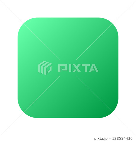 四角い緑のUIボタン_01 128554436