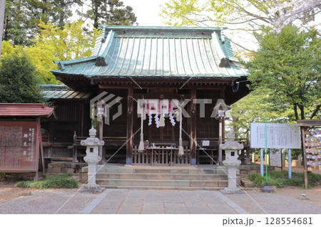 金山城跡の新田神社 本殿（群馬県 太田市） 128554681
