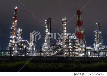 《茨城県》鹿島臨海工業地帯・工場夜景 128555217