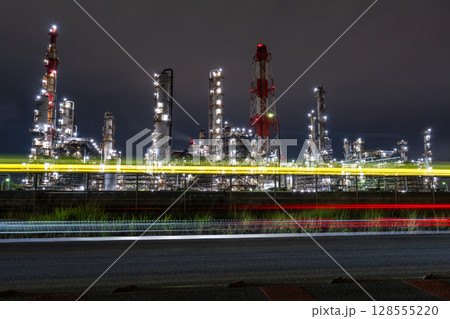 《茨城県》鹿島臨海工業地帯・工場夜景 128555220