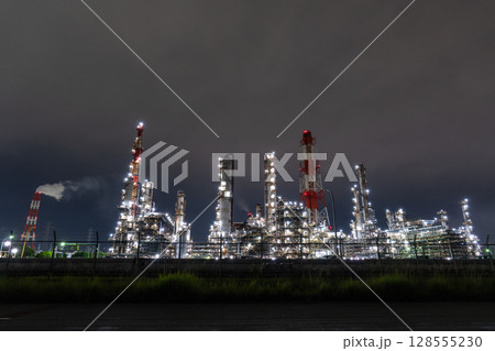 《茨城県》鹿島臨海工業地帯・工場夜景 128555230