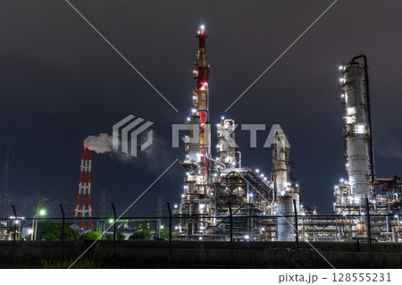 《茨城県》鹿島臨海工業地帯・工場夜景 128555231
