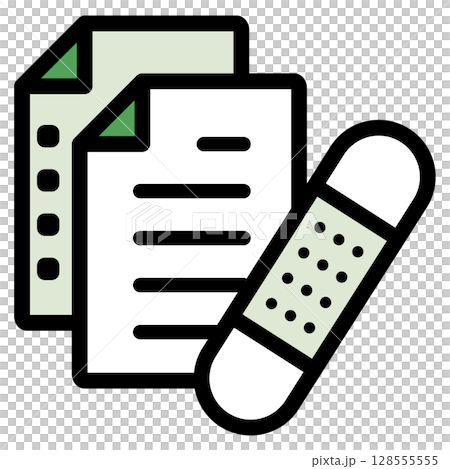 Illustration icon material: Medical file 226 Illustration icon material: Medical file 226 128555555