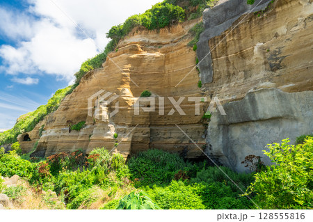 《千葉県》屏風ヶ浦・夏の青空 《千葉県》屏風ヶ浦・夏の青空 128555816