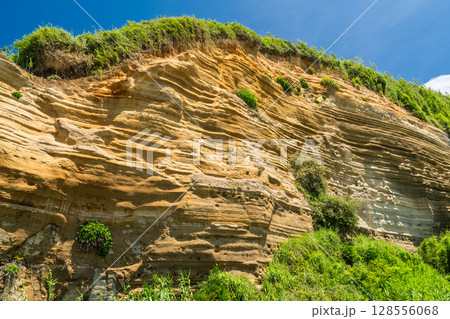 《千葉県》屏風ヶ浦・夏の青空 《千葉県》屏風ヶ浦・夏の青空 128556068