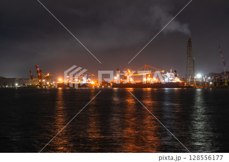 《茨城県》鹿島臨海工業地帯・工場夜景 128556177