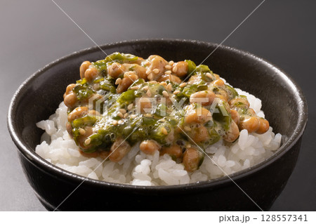 めかぶ納豆 ご飯 めかぶ納豆 ご飯 128557341