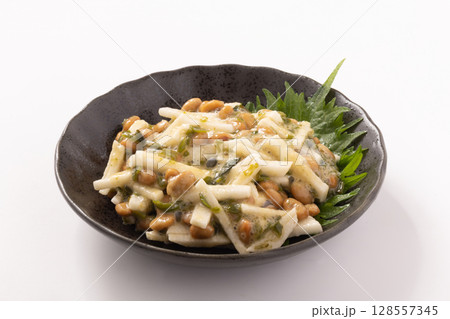 長芋 めかぶ納豆 長芋 めかぶ納豆 128557345