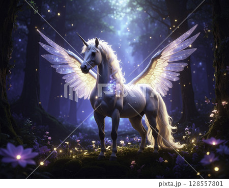 ユニコーンの幻想的なアート 幻想的なユニコーン CG集 152枚（Copyrightあり） | CG素材