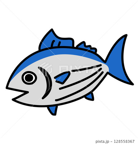 カツオのベクターイラスト 128558367
