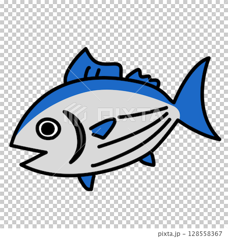 カツオのベクターイラスト 128558367