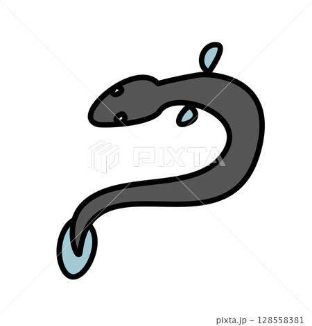 うなぎのベクターイラスト うなぎのベクターイラスト 128558381