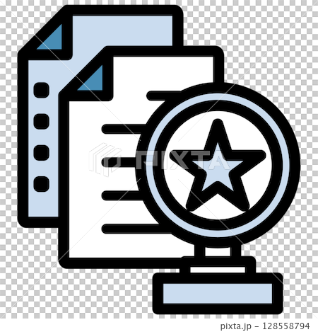 Illustration icon material: Medal sports file 332 Illustration icon material: Medal sports file 332 128558794