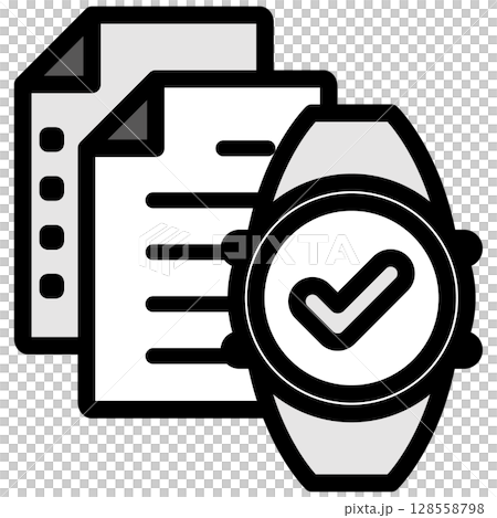 Illustration icon material: Smart watch sports file 336 Illustration icon material: Smart watch sports file 336 128558798
