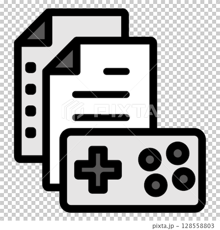 Illustration icon material set: Game sports file 342 Illustration icon material set: Game sports file 342 128558803