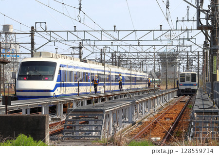 東武伊勢崎線　春日部検修区にて 128559714