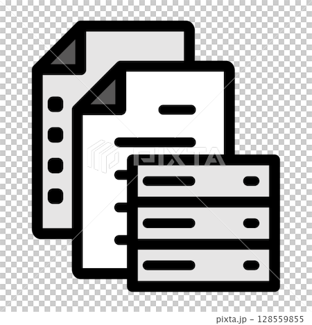Illustration icon material: Disk file 048 128559855