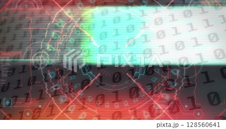 Image of scope scanning and binary coding Image of scope scanning and binary coding 128560641