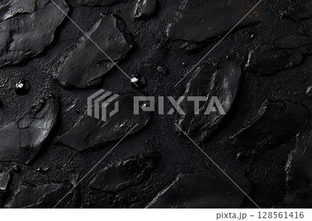 Dark textured background with small round elements 128561416