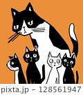 Cat family 128561947