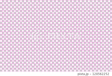 ピンクのギンガムチェック背景イラスト 128562252